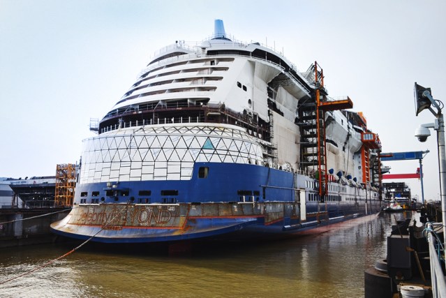 Celebrity Cruises Marks Celebrity Beyond Float Out At Chantiers De L